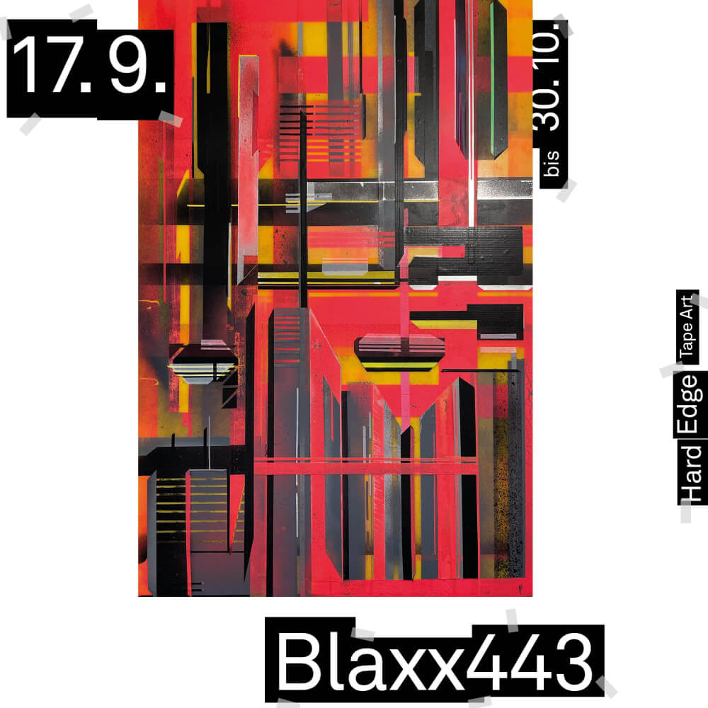 Blaxx443 Ausstellungsplakat